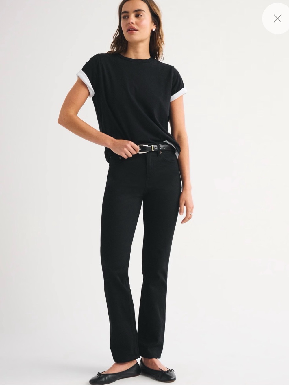Abercrombie & Fitch Black Flare Women’s Jeans- Curve love
